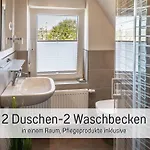 펜션 Dree Gevels Huus - Deichhaus Mit 2 Fuer 6 Personen - 350 M Zur Nordsee - Gartenstrand, Sauna & Kamin - E-ladestation 하를레질