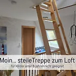 Dree Gevels Huus - Deichhaus Mit 2 Fuer 6 Personen - 350 M Zur Nordsee - Gartenstrand, Sauna & Kamin - E-ladestation 하를레질