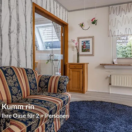Dree Gevels Huus - Exklusives Deichhaus Mit 2 Separaten Fewo Fuer 6 Personen - 350 M Zur Nordsee - Gartenstrand, Sauna & Kamin - E-Ladestation Casa vacanze Harlesiel