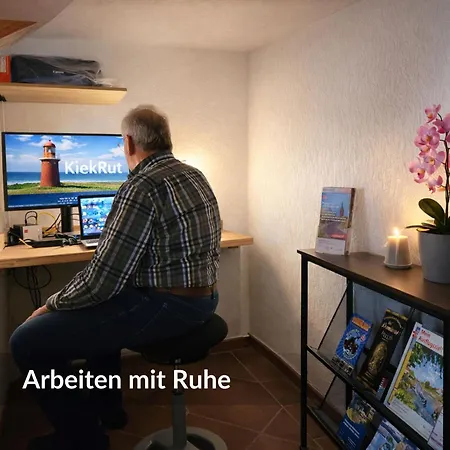 Dree Gevels Huus - Deichhaus Mit 2 Für 6 Personen - 350 M Zur Nordsee - Gartenstrand, Sauna&kamin - E-ladestation Сasa de vacaciones *