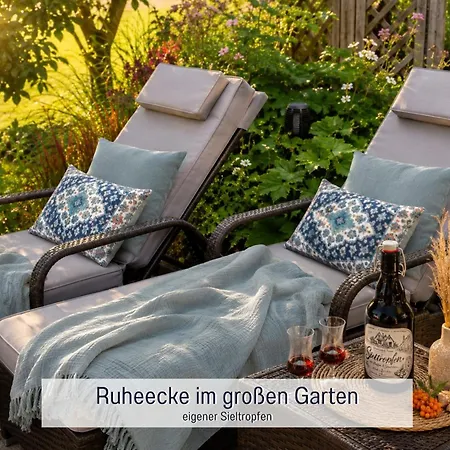 Dree Gevels Huus - Deichhaus Mit 2 Für 6 Personen - 350 M Zur Nordsee - Gartenstrand, Sauna&kamin - E-ladestation *