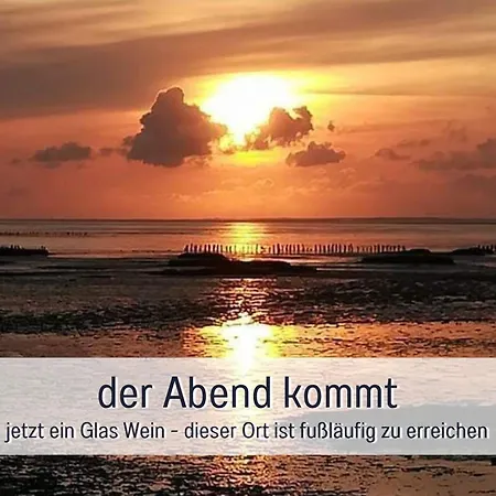 Dree Gevels Huus - Exklusives Deichhaus Mit 2 Separaten Fuer 6 Personen - 350 M Zur Nordsee - Gartenstrand, Sauna & Kamin - E-ladestation *