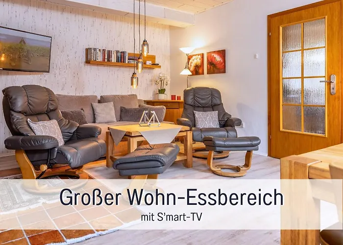 Dree Gevels Huus Fuer Gruppen-ferien - 6 Personen - Grosser Garten, Innen-und Aussenkamin, Sauna, Wallbox *