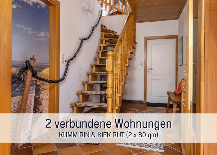 Dree Gevels Huus Fuer Gruppen-ferien - 6 Personen - Grosser Garten, Innen-und Aussenkamin, Sauna, Wallbox Harlesiel