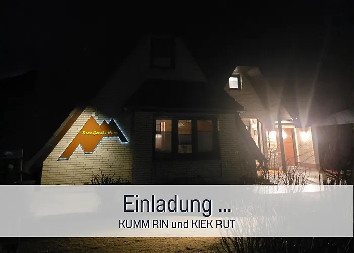 Dree Gevels Huus Fuer Gruppen-ferien - 6 Personen - Grosser Garten, Innen-und Aussenkamin, Sauna, Wallbox Dom wakacyjny Harlesiel